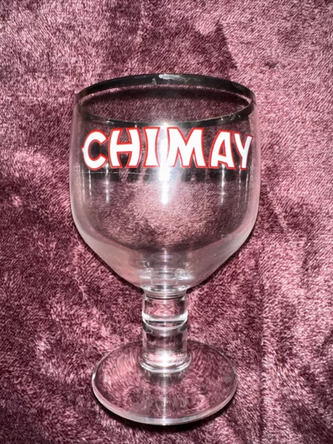 CHIMAY Belgian Ale Beer Glass Goblet Chalice Mug Stemmed Beer Glass