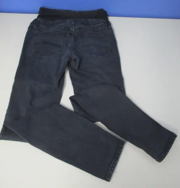 Women's Maternity Jeans by Jeanswest Skinny Leg Stretch Black Denim Size 6 VG 🖤