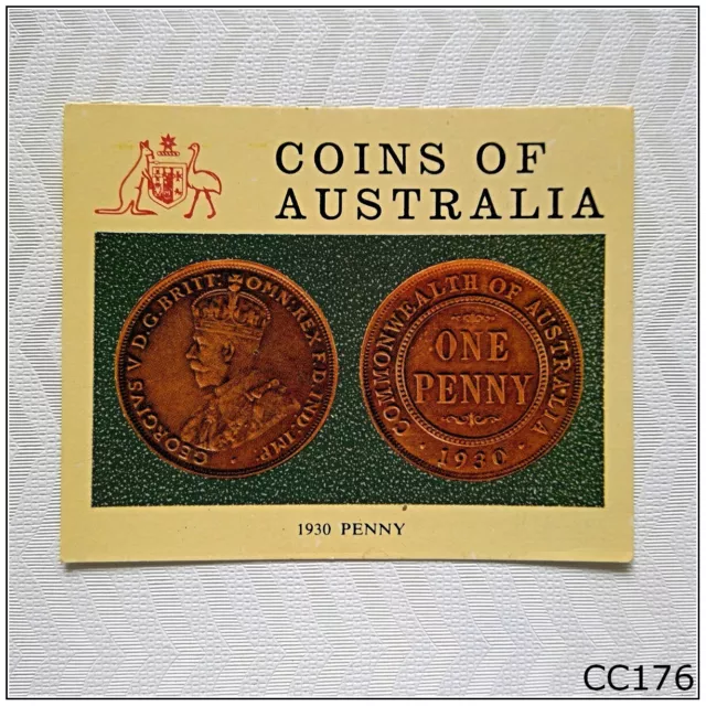 Nabisco Vita-Brits Coins of Australia #24 Cereal Card (CC176)