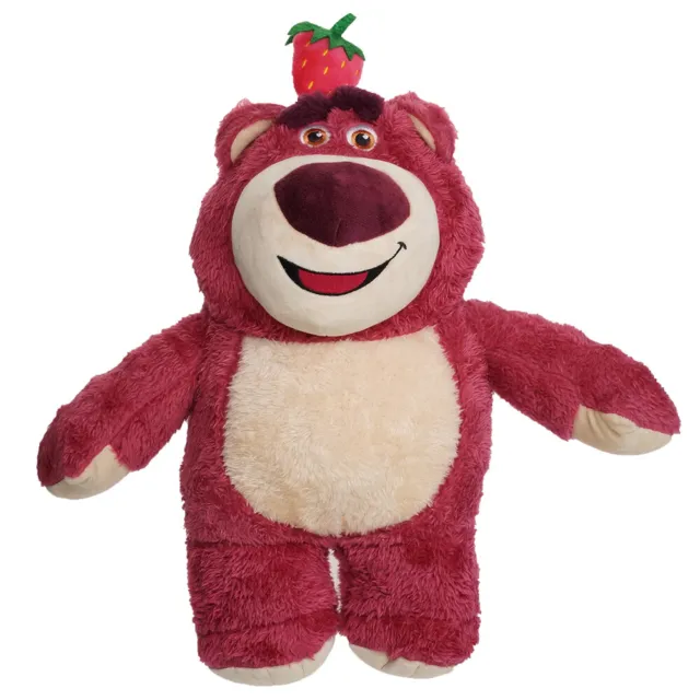 SOFT AND HUGGABLE Pink Bear Strawberry Stuffed Animal 12 Inches