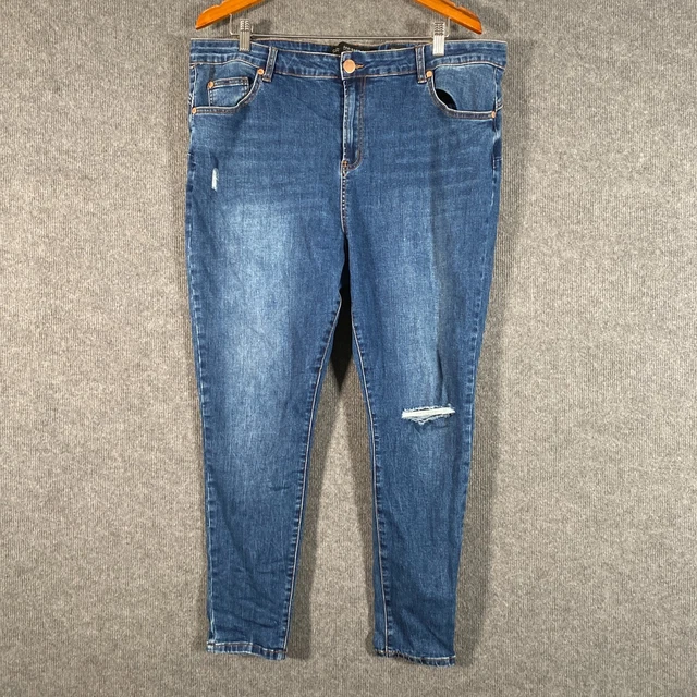 Asha Jeans City Chic City Chic Asha Ripped Skinny Jeans Nordstrom