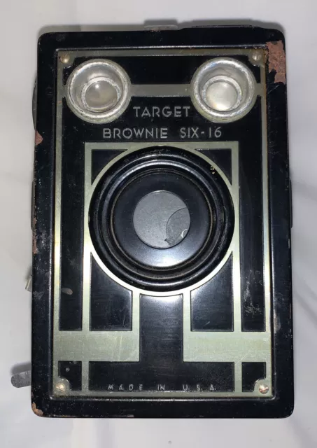 Vintage Kodak Brownie Target Six-16 Box Camera LOOK CLOSELY AT ALL PICTURES!!!!!