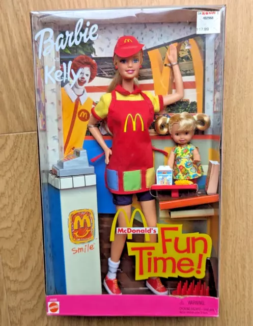 Barbie mcdonald's fun time restaurant playset cheap