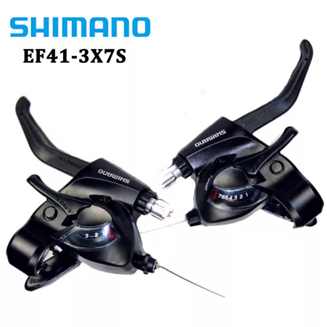 SHIMANO ST-EF41 3x7 21Speed Trigger Shifter Brake MTB Bicycle Bike Shifters Set