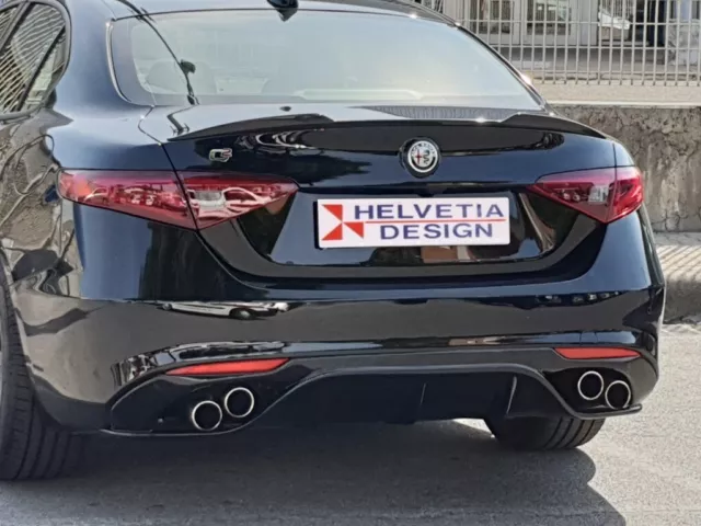 Spoiler Posteriore Alfa Romeo Giulia Nero Lucido