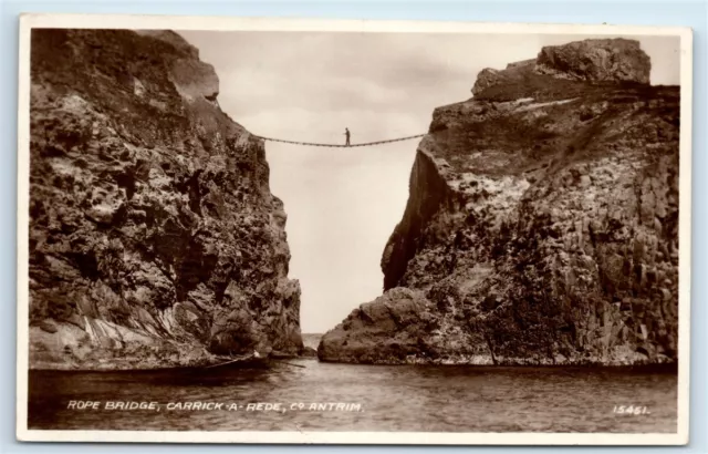 Postcard Rope Bridge, Carrick-A-Rede, Co Antrim G151