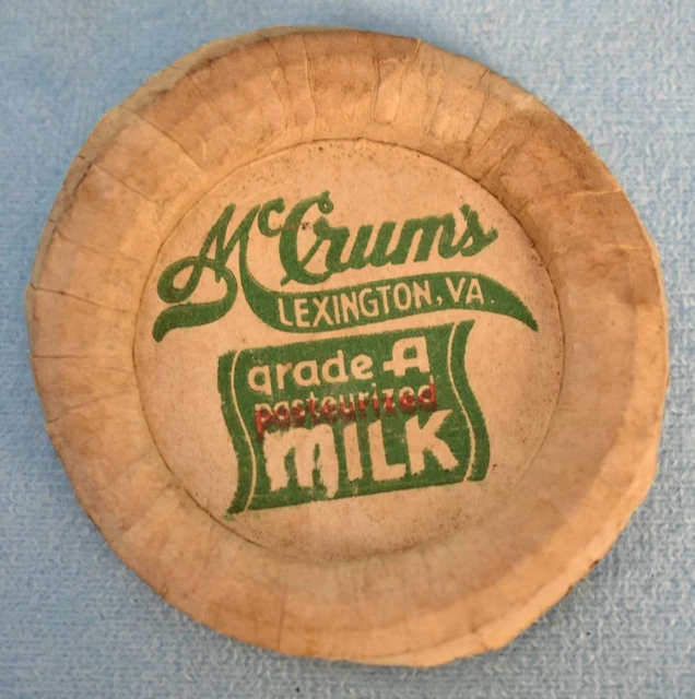 Vintage McCrum's  Dairy Milk Cap Lexington, Virginia