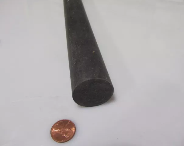 Neoprene Rod, 75A, Black 1 1/4" Dia. x 36" Length- 1187