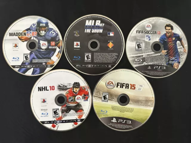 LOT OF 10 PlayStation 3 PS3 Games TIGER WOODS NHL Hockey FIFA