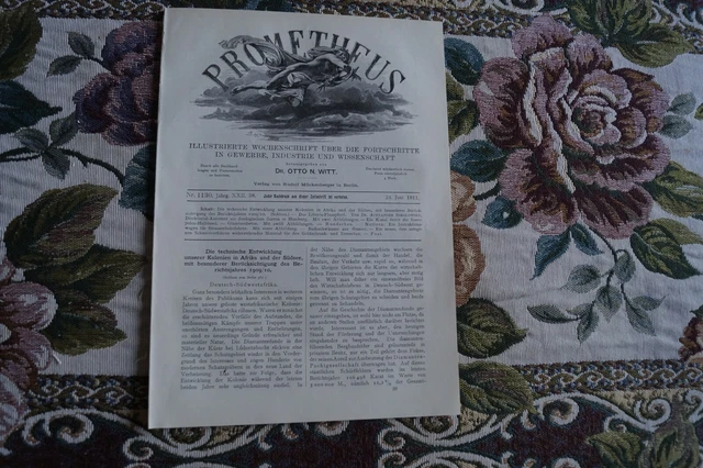 1910 Prometheus 1130 Schumewald Deutsch Ostafrika Kolonien Liberia Flußpferd 3