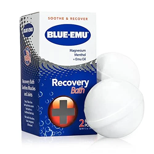 Blue-Emu Recovery Bath Pods Sore Muscles and Joints w/Magnesium Peppermint Oi...