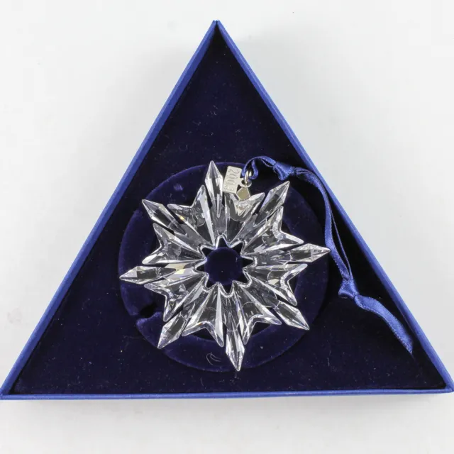 SWAROVSKI Crystal 2013 Annual Large Star Snowflake Christmas Ornament Mint  & NIB