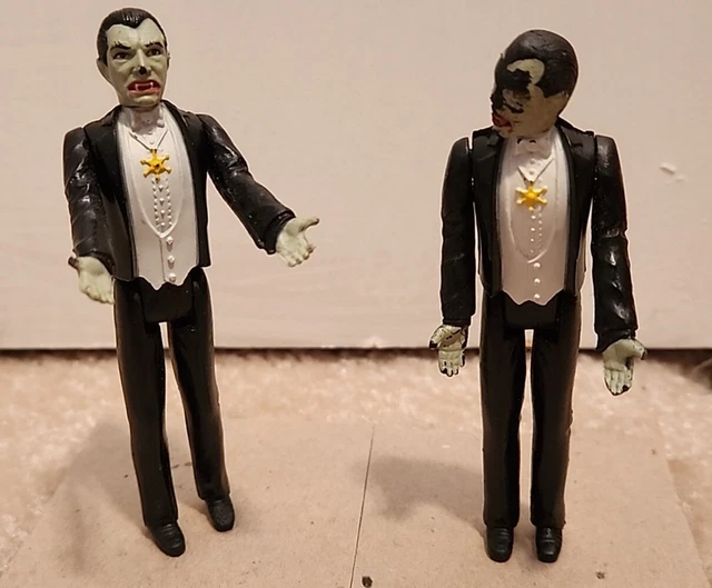 Vintage 1980 REMCO Count Dracula Figures (2), Universal Studios 3.75” Toy