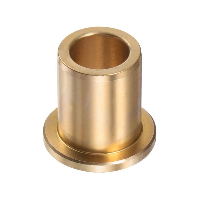 Flange Bearing Sleeve 13mm x 19mm x 25mm Bronze Self-Lubricating Bushings