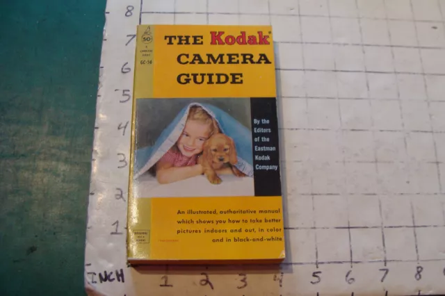 UNREAD  High Grade Pbk: the KODAK camera guide 1959, 224pgs