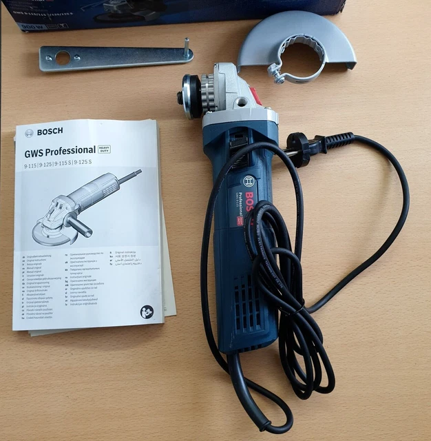 BOSCH PROFESSIONAL CORDED Angle Grinder GWS 9115 S 900W EU PLUG £84.99