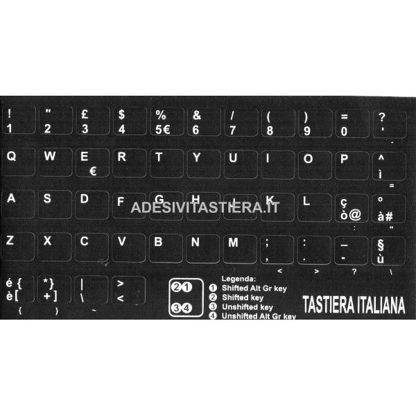 STICKERS ADESIVI PER TASTIERA PC | Shops - Foto 12