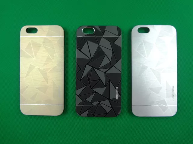 iPhone 6 (4.7") Case Cover Protector Hard Back with Aluminum 3 Colors NEW