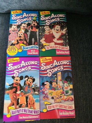 DISNEY’S SING ALONG Songs Vintage VHS Lot of 4 $40.55 - PicClick CA