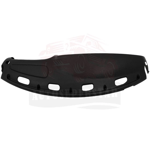 Black Molded ABS Dash Cover Pad Overlay For Dodge Ram 1500 2500 Trucks 98-02