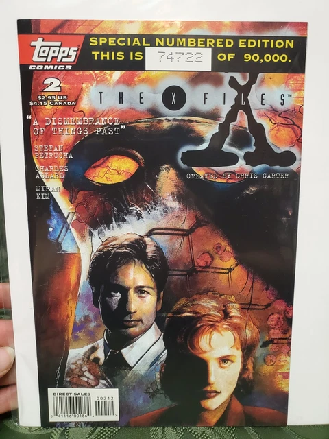 TOPPS X-FILES # 2 Special Numbered Edition # 74722 Collectors Item Issue Rare