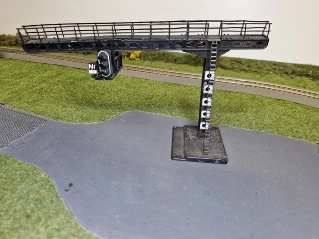 Potence De Signalisation Jouef 9320 HO - Nacelle Câblée, 3 Feux, 2 Lampes (occasion)