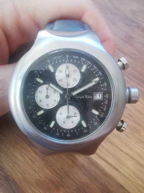 Montre De Plongée Vintage Femme - Marque Cupillard Rième, Modèle P1640, Mouvement Mécanique Manuel, Occasion