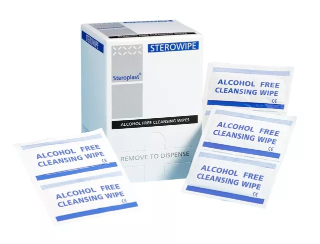 Sterowipes Alcohol Free Antiseptic Wound Cleansing Wipes 10pk