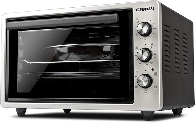 G3 Ferrari G10152 four 37 L 1500 W Noir, Acier inoxydable