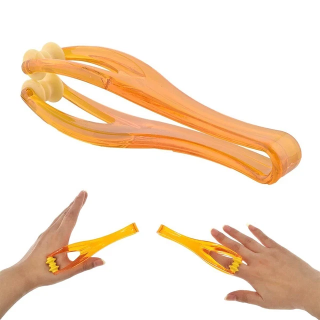Acupression doigt main orteil masseur double rouleau bâton Relaxation...