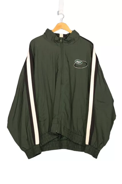 Vintage New York Jets NFL Windbreaker Jacket - XXL Gary Vee 2