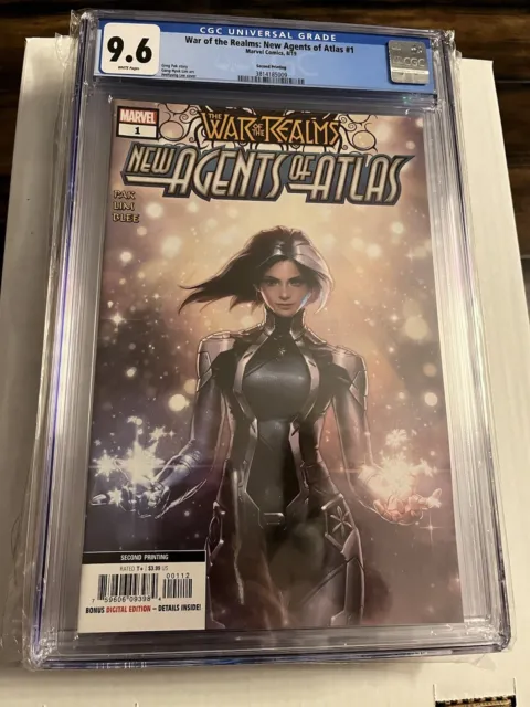 War of the Realms New Agents of Atlas 1 2nd Print Variant CGC 9.6 1st Appearance