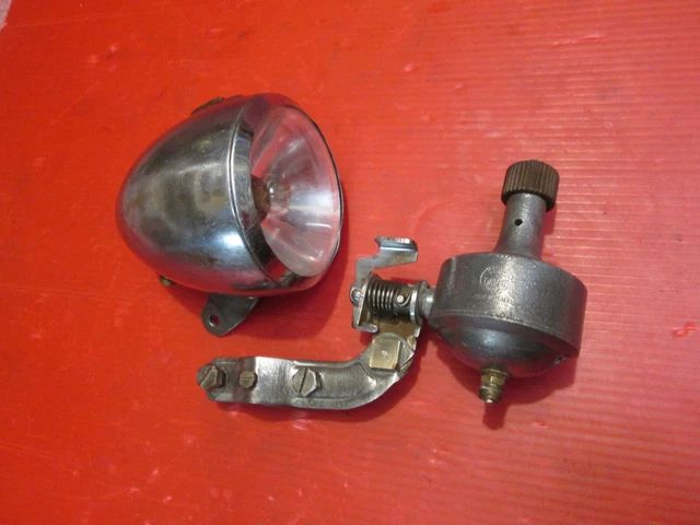 Set Dinamo Et Phare Avant DANSI Vélo Sport Vintage Années 50 – Italie – Pour Restauration