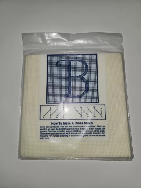 MCG Textiles Counted Cross Stitch Fabric Ivory Aida 14 Count 12 X 18"