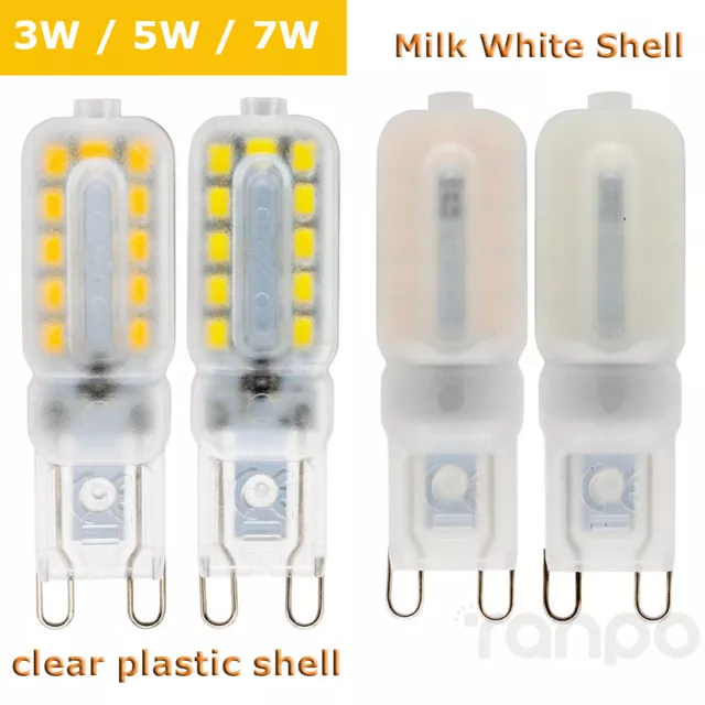 Acheter Ampoule LED halogène en cristal de Silicone, G9 3W 5W 7W, variable,  110V 220V