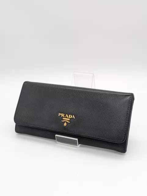 PRADA wallet black Authentic