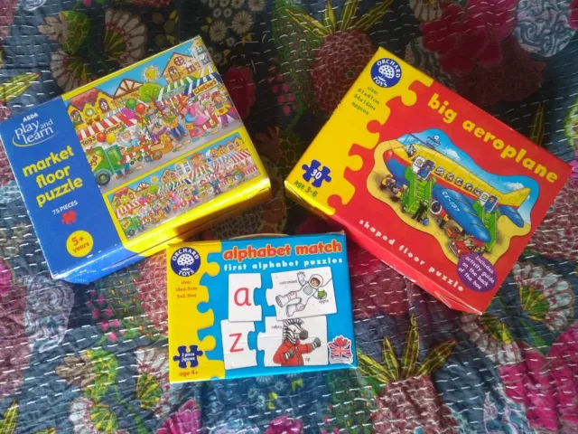 ORCHARD TOYS PUZZLE Alphabet Plus Asda Puzzle 0.99 PicClick UK