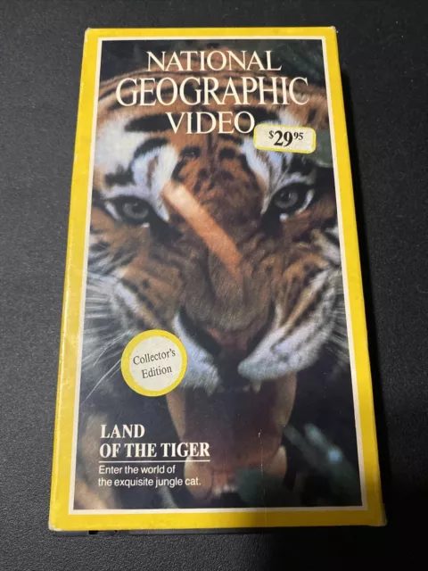 National Geographic Video Land Of The Tiger Vhs 501 Picclick