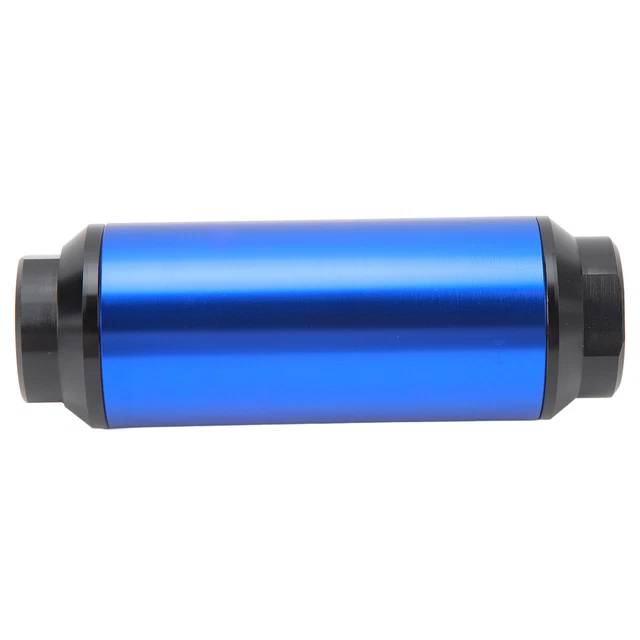 Filtro carburante universale alluminio lavorazione CNC antiruggine filtro carburante in linea 44 mm