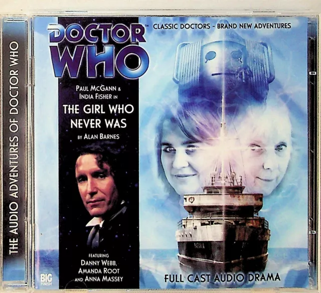 DOCTOR WHO -The Girl Who Never Was -2-CD Audiobook -Paul McGann (Big Finish) Dr