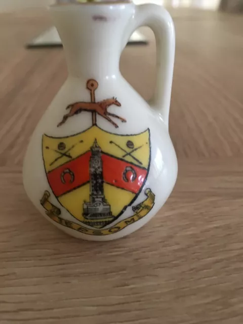 Crested Ware Round Jug  Arcadian China  Crest of Epsom