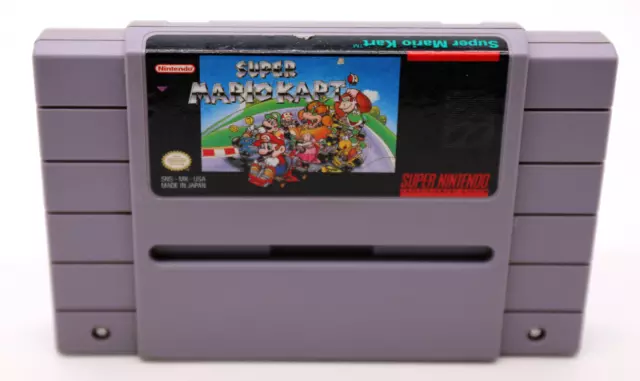 Jeu SUPER MARIO KART sur Super Nintendo SNES NTSC USA version 100% authentic