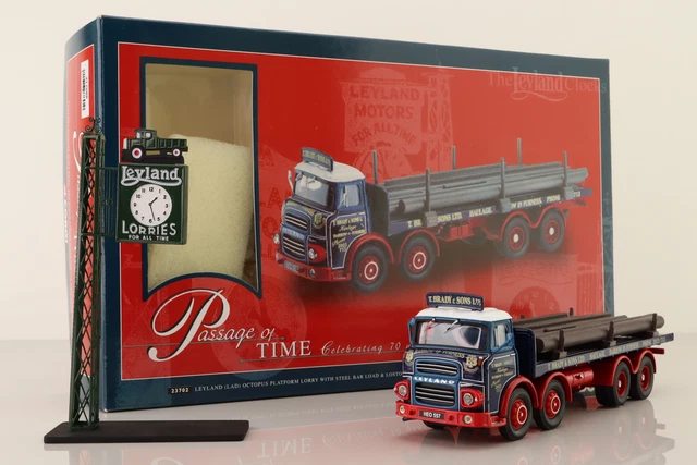Corgi 23702; Leyland LAD Cab 8w Flatbed; T Brady of Barrow; Very Good Boxed