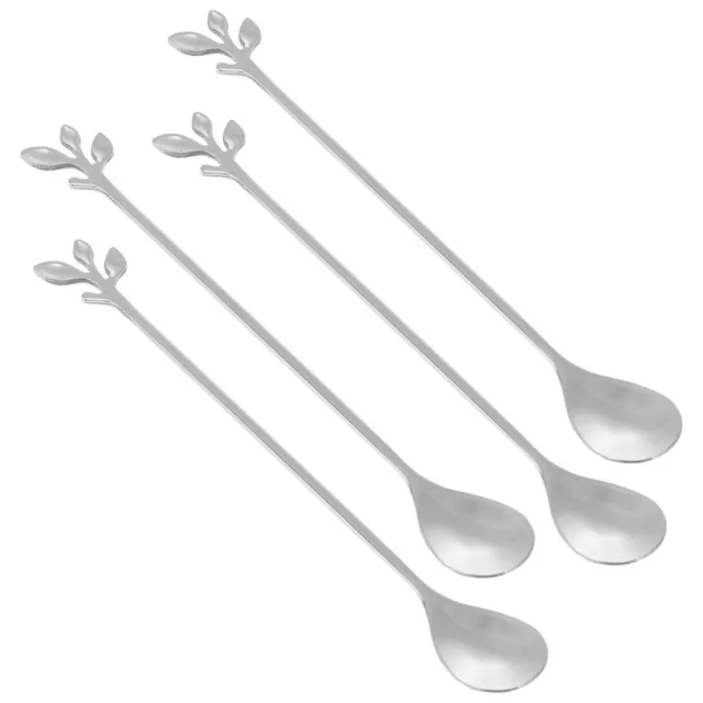 Long Handle Coffee Spoon Ice Cream Spoons Demitasse Sugar Decorate Tea