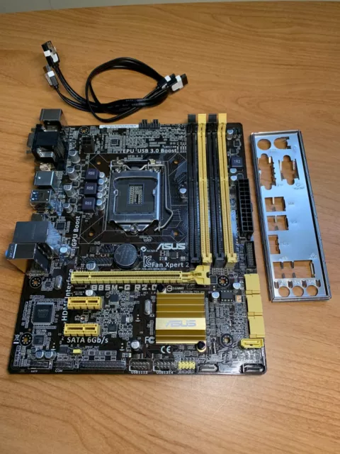 ASUS B85M-G R2.0 LGA-1150 Micro-ATX Motherboard Intel B85 -TESTED