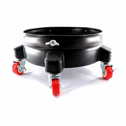 12 Inch Auto Drive Bucket Dolly Mop Wash Drum Cart Rolling Heavy Duty