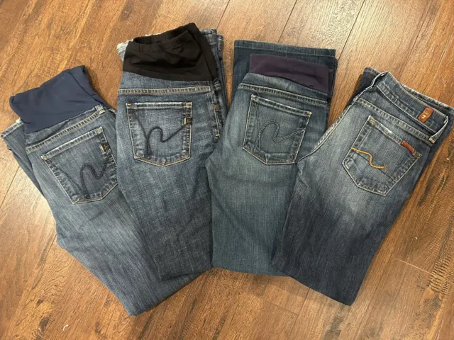 citizens of humanity maternity jeans lot