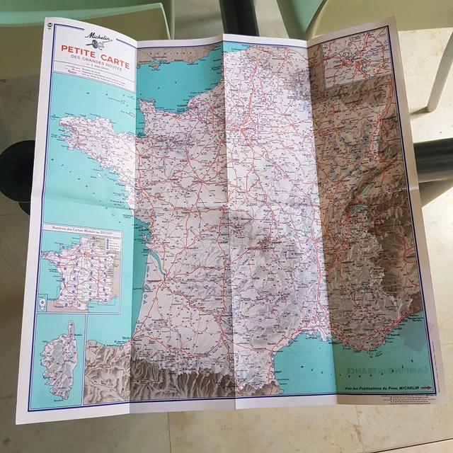 CARTE ROUTIÈRE MICHELIN 100 Sorties de Paris 1959 EUR 2,00 - FR