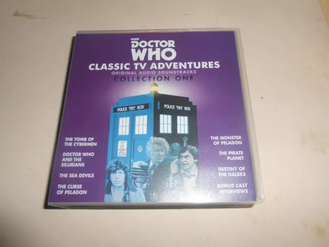 Doctor Who Classic TV Adventures Collection One Original Audio CD Soundtracks