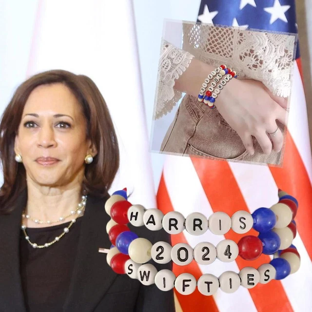 KAMALA HARRIS 2024 Bracelets President Vote Campaign Merch Brac